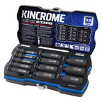 Kincrome LOK-ON™ Drive Deep Impact Socket Set 3/8" - Cost Less Bolts | Industrial Supplies