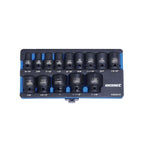 Kincrome Square Drive Impact Socket Set 1/2" (Metric & Imperial) - Cost Less Bolts | Industrial Supplies