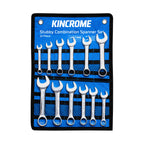 Kincrome Combination Spanner Set (Metric/Imperial) - 12 Piece (Stubby) - Cost Less Bolts | Industrial Supplies