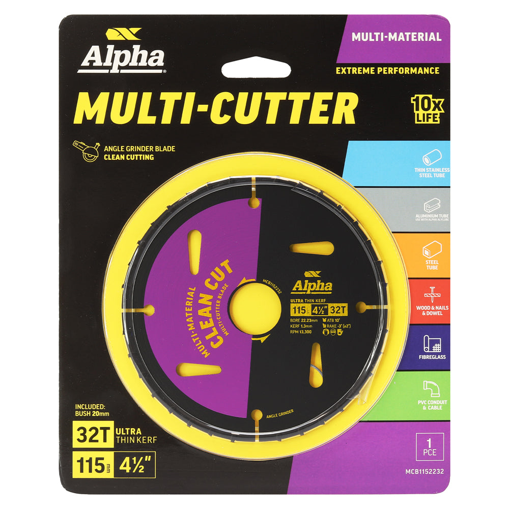 Alpha TCT Multi Cutter Saw Blades - Cost Less Bolts | Industrial Supplies