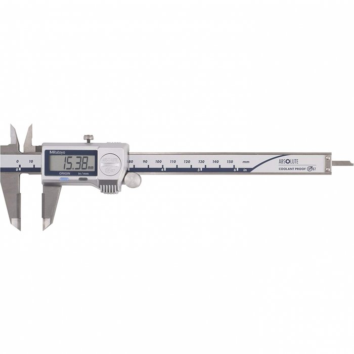 Mitutoyo ABSOLUTE Coolant Proof IP67 Digital Vernier Caliper 0-150mm (0-6") (500-752-20) - Cost Less Bolts | Industrial Supplies