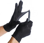 Apollo Black Nitrile Disposable Gloves | 100PK - Cost Less Bolts | Industrial Supplies
