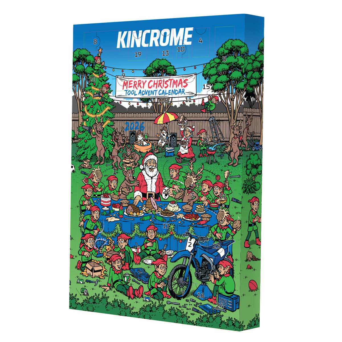 Kincrome 2026 Advent Calendar | 32 Piece - Cost Less Bolts | Industrial Supplies