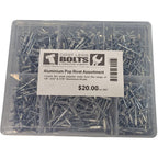 Assorted Aluminium/Steel Rivet Kit - Cost Less Bolts | Industrial Supplies