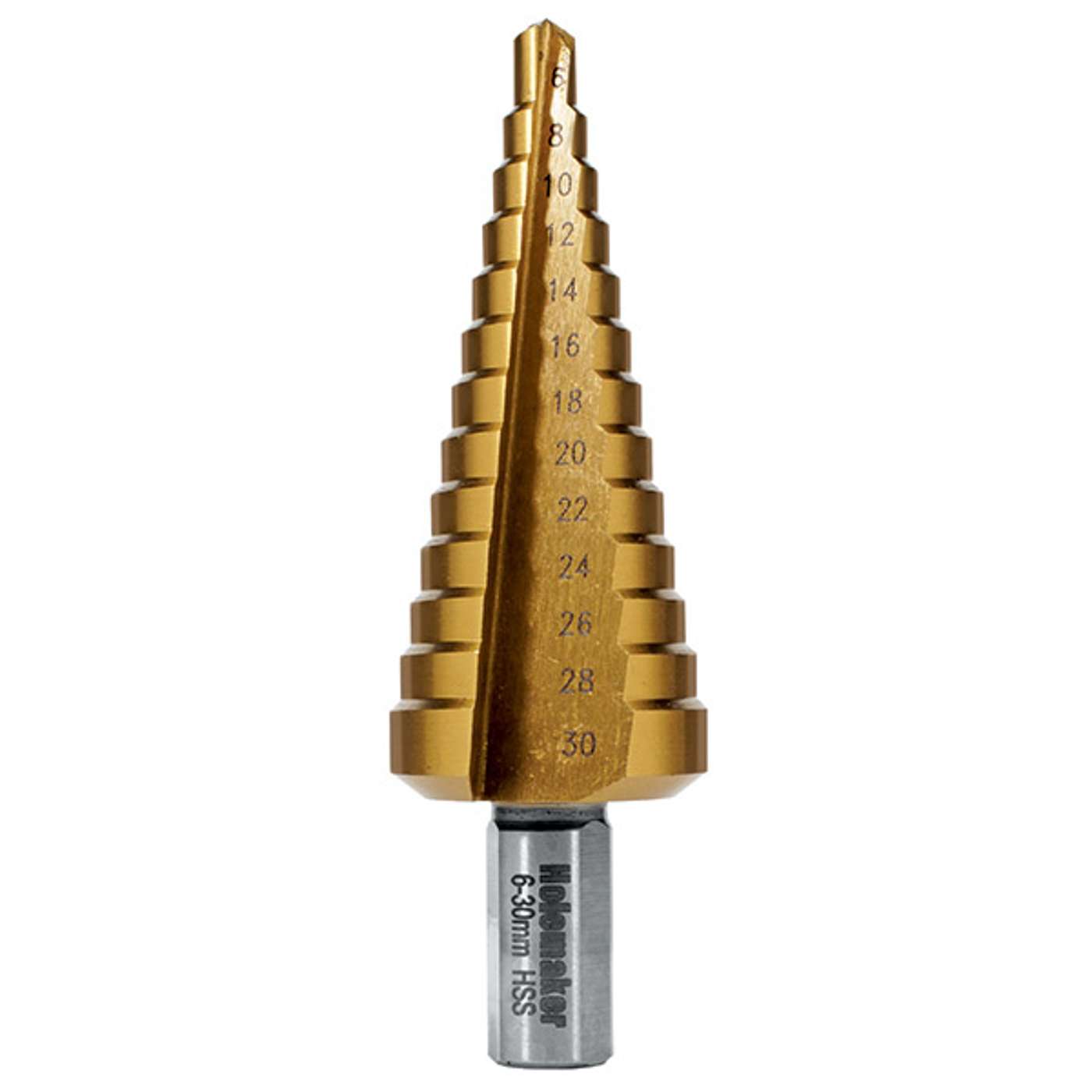 Holemaker Step Drills Straight Flute (Various Sizes Available)