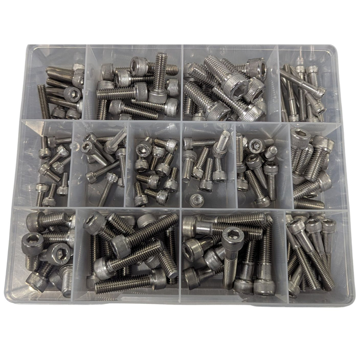 Socket Head S/Steel 316 Cap Screw Kit (Metric) - Cost Less Bolts | Industrial Supplies