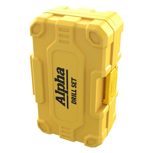 Alpha Tuffbox Pro Drill Set (Gold Series) - (Metric)