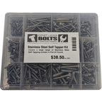 Stainless Steel 304 Pan & Countersunk Self Tapper Kit - Cost Less Bolts | Industrial Supplies