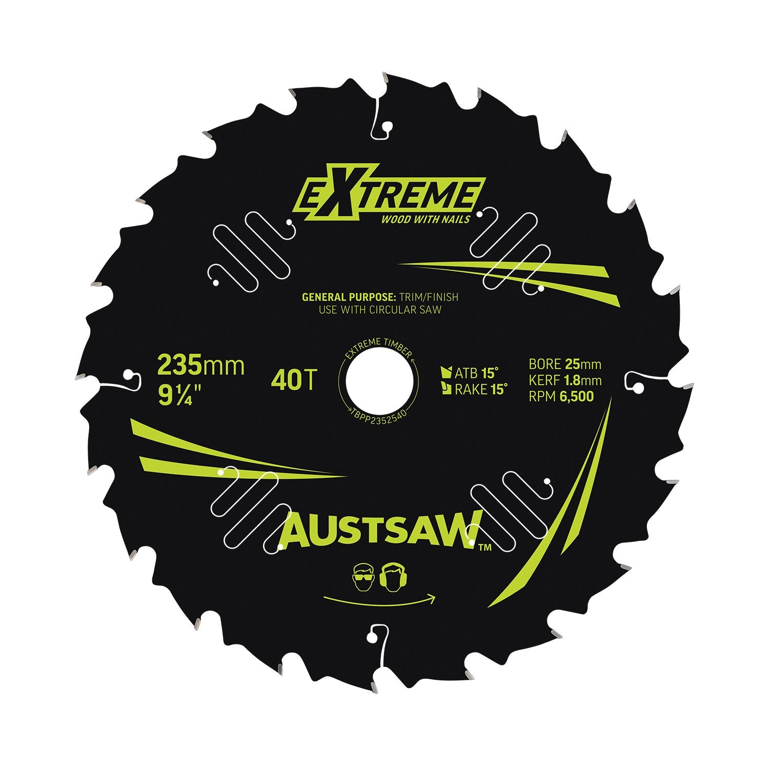Austsaw Extreme: Wood with Nails Blade Think Kerf