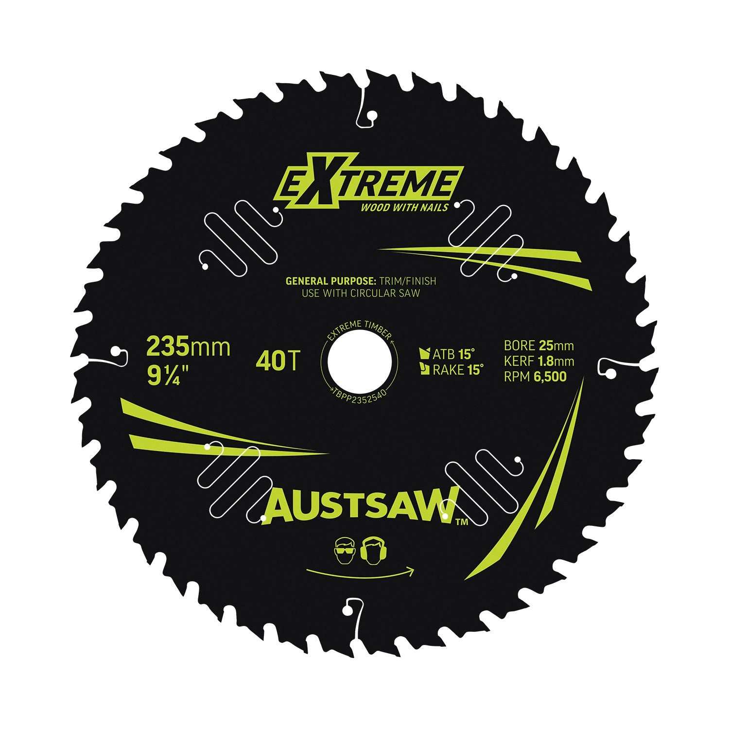 Austsaw Extreme: Wood with Nails Blade Think Kerf