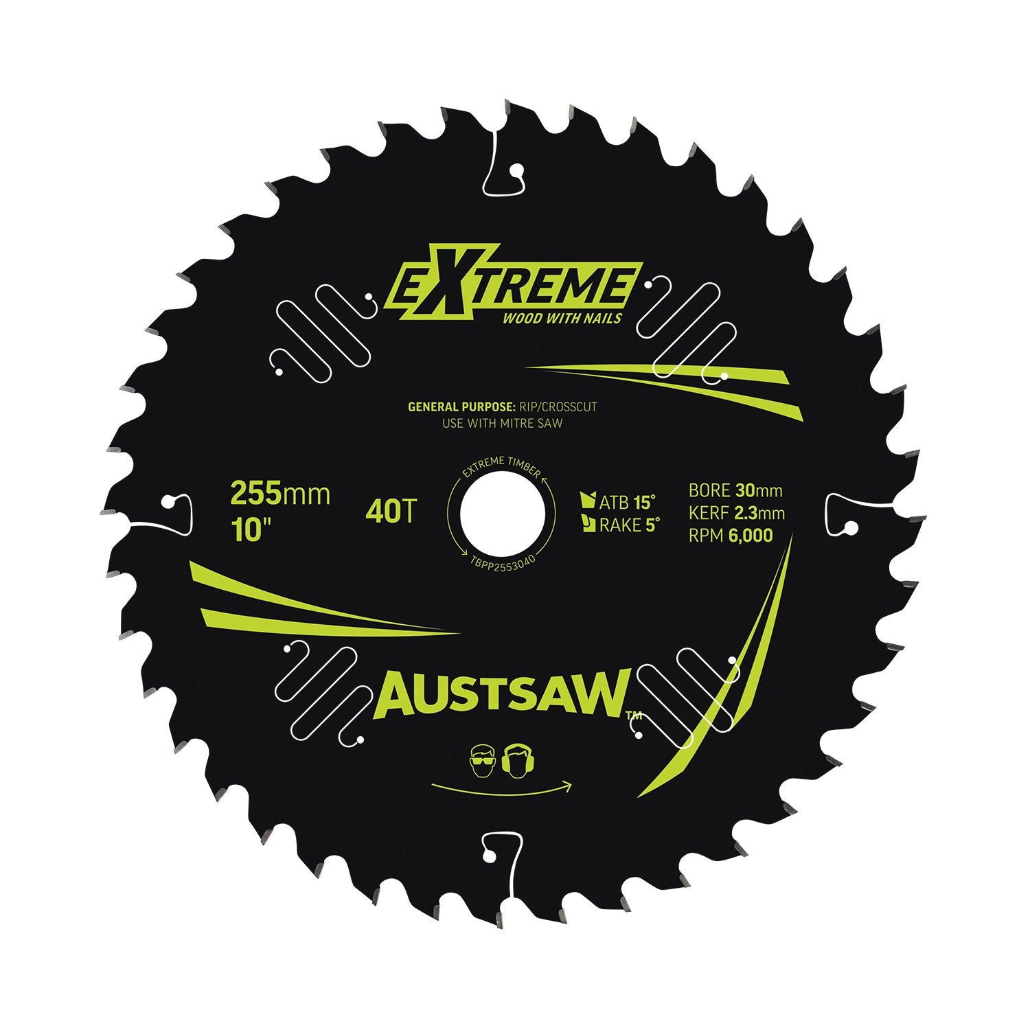 Austsaw Extreme: Wood with Nails Blade Think Kerf
