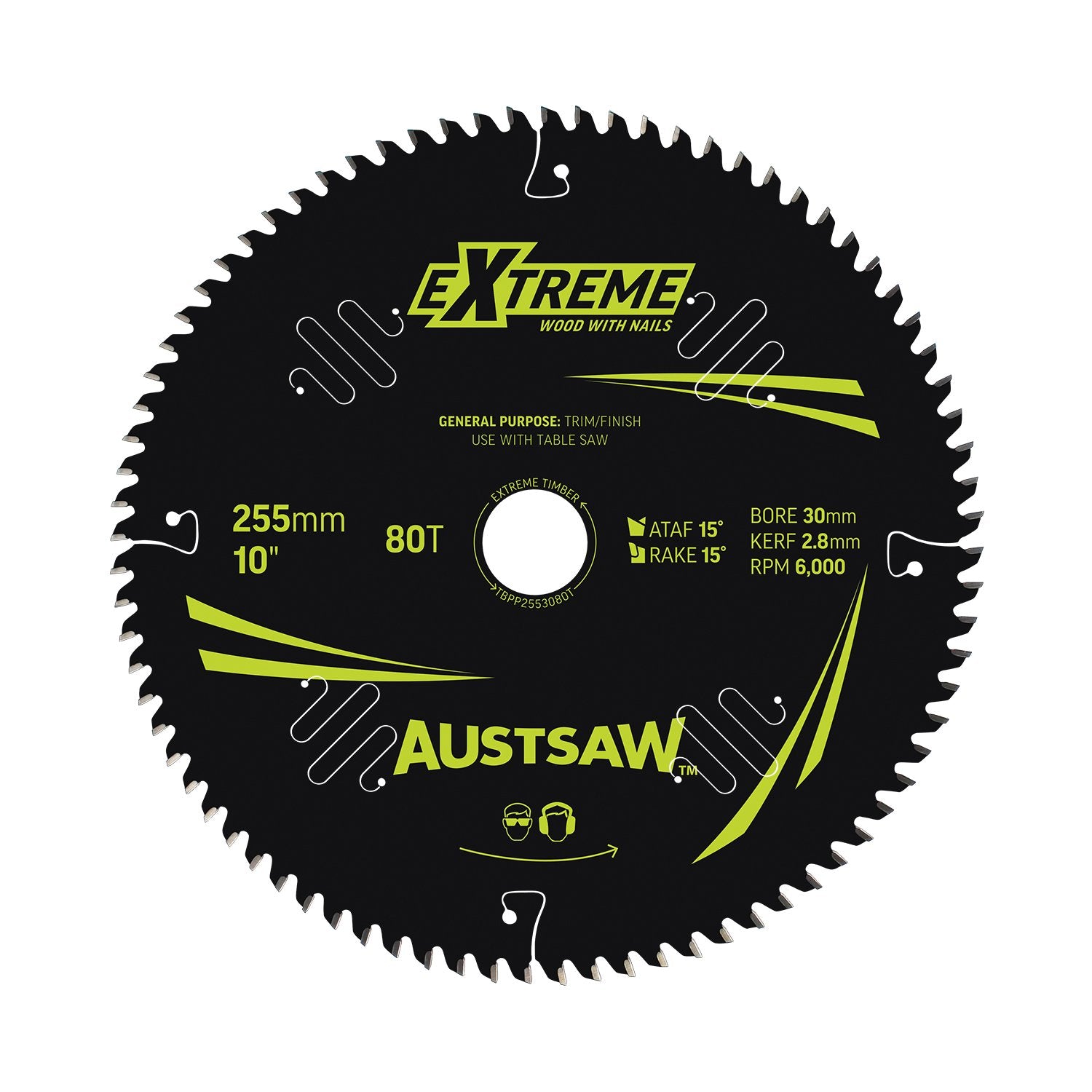 Austsaw Extreme: Wood with Nails Blade Think Kerf