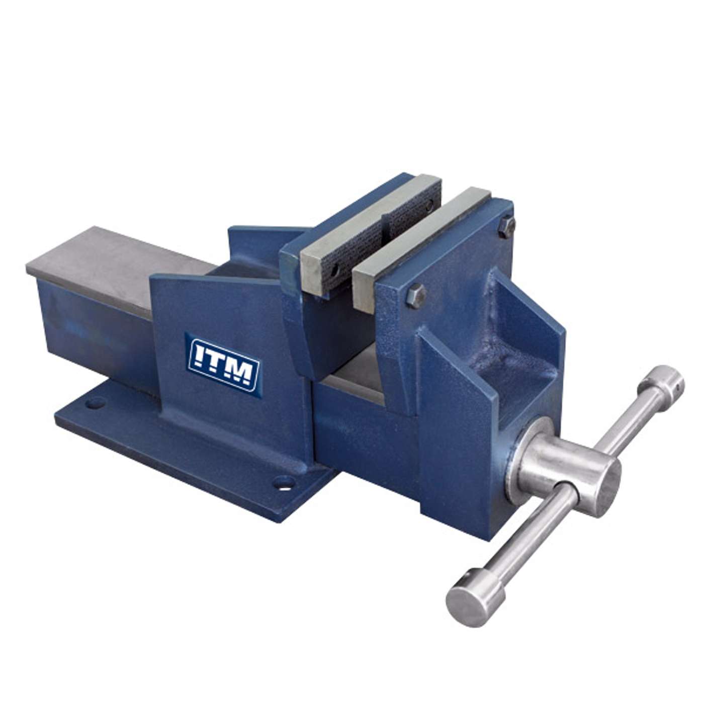 ITM Fabricated Steel Bench Vice Straight Jaw