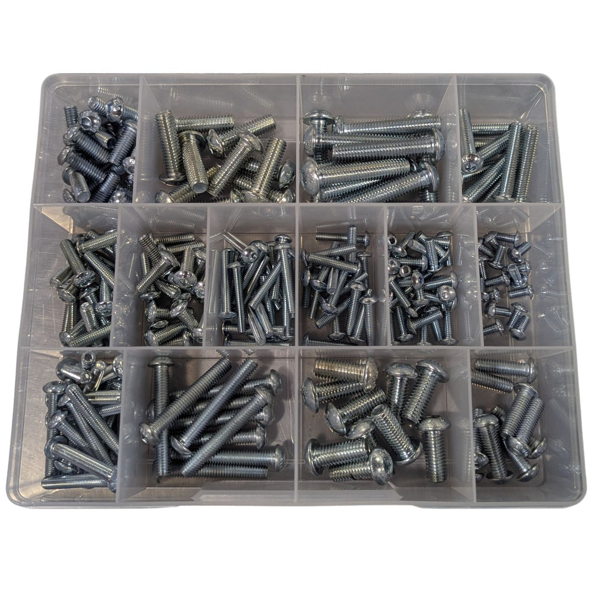 Zinc Button Head Cap Screw Kit | Zinc | Metric - Cost Less Bolts | Industrial Supplies