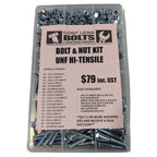 High Tensile Bolt & Nut Kit - UNF (Imperial) - Cost Less Bolts | Industrial Supplies