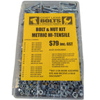 High Tensile Bolt & Nut Kit - 8.8 (Metric) - Cost Less Bolts | Industrial Supplies